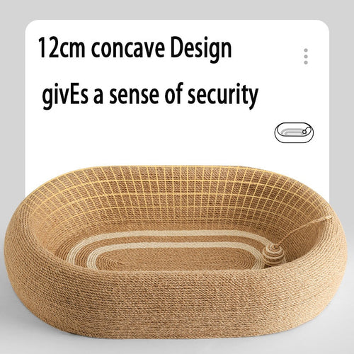 Large Space Cat Scratching Board Cat Bed One-Piece Enlarged And