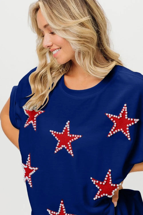 BiBi Fourth Of July Terry T-Shirt
