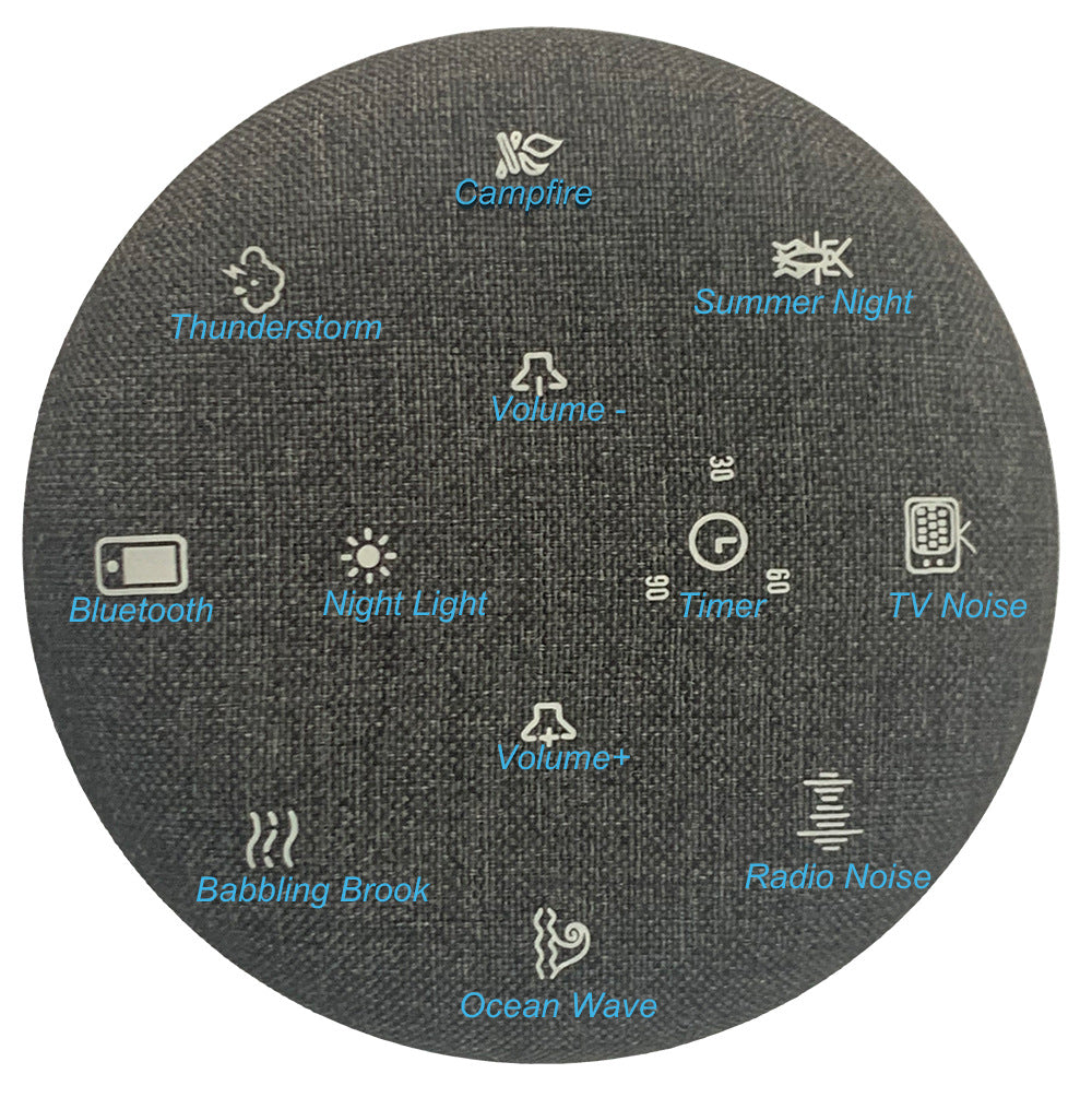 Multi  Sleep Sound RGB Lights Bluetooth Speaker