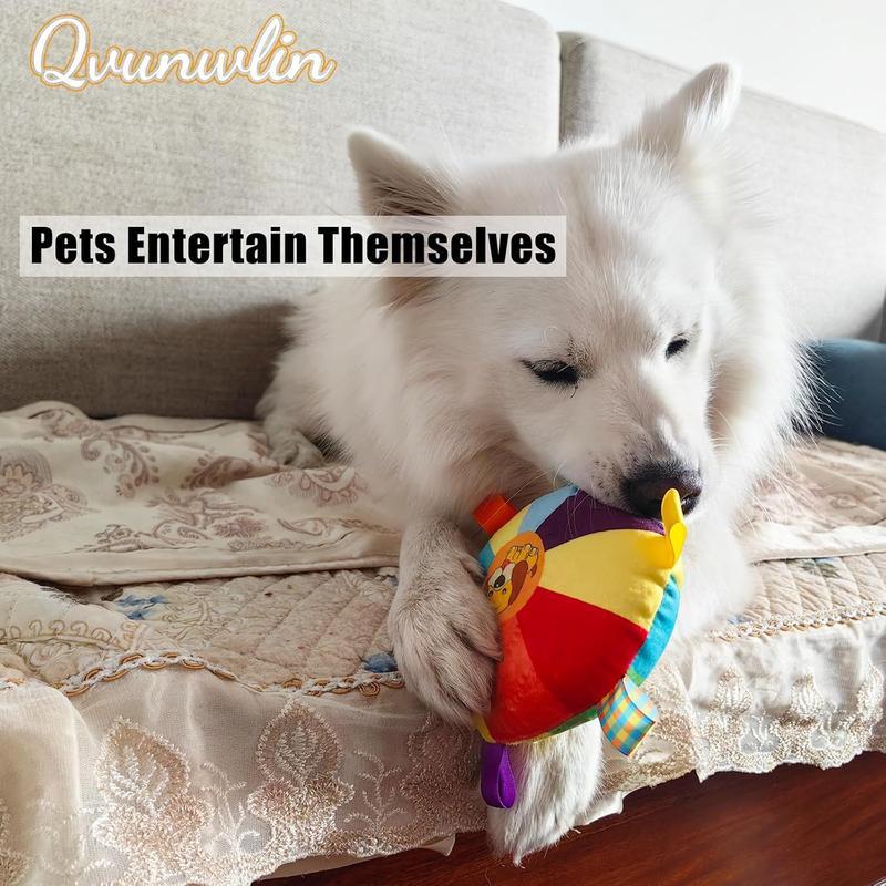 Plush Flying Saucer Chewing Pet Toy