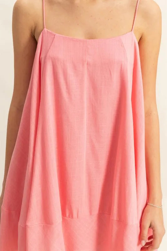 HYFVE A-Line Flowy Mini Cami Dress with Pockets