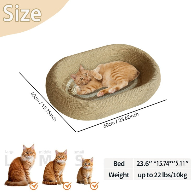 Large Space Cat Scratching Board Cat Bed One-Piece Enlarged And