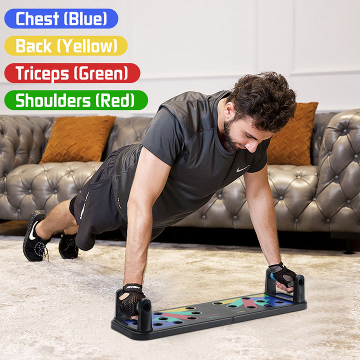 Foldable 9 in 1 Push Up Board for Home Gym