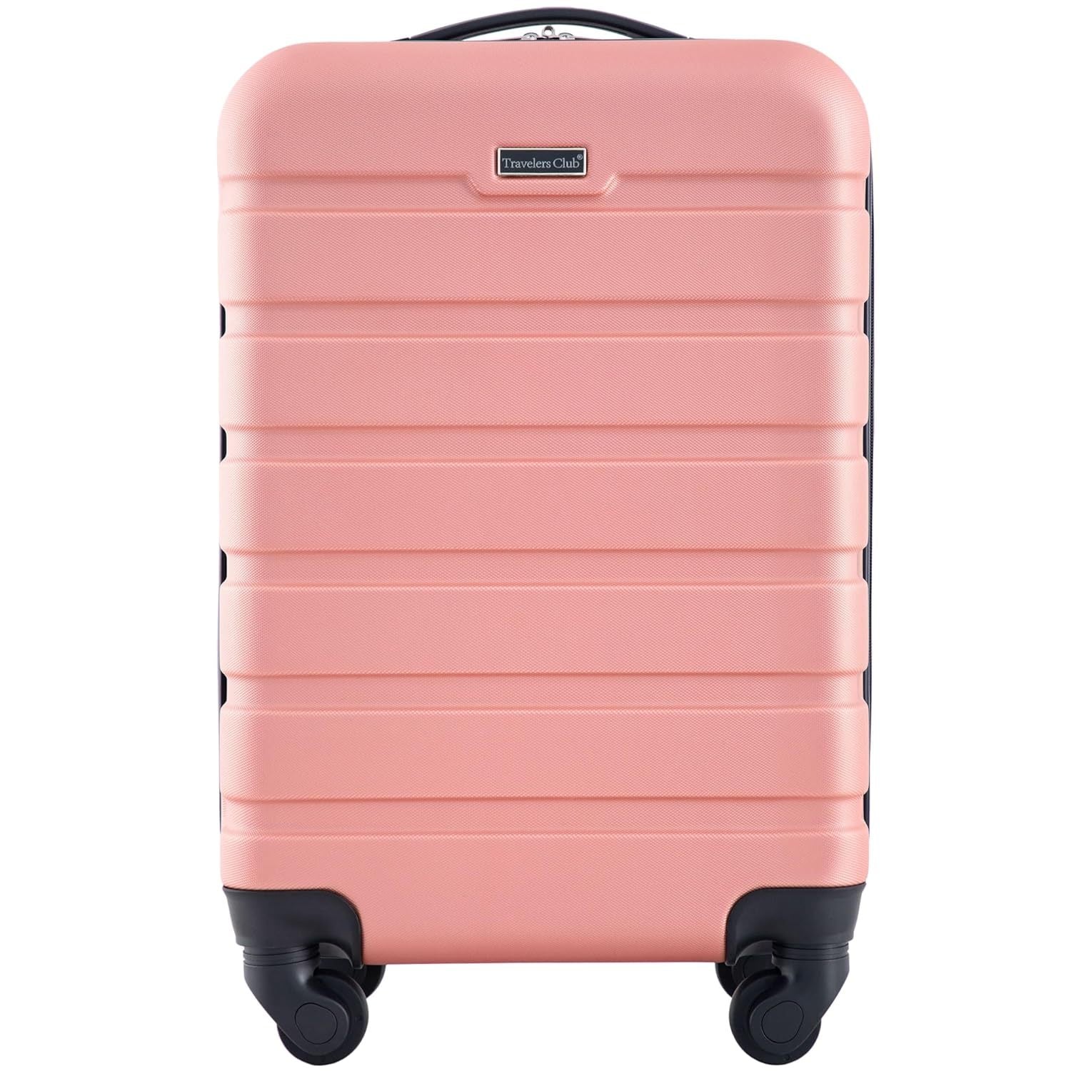 Luggage Suitcase 4 Wheels Trolley Bags for Travel Peach 24 Inches