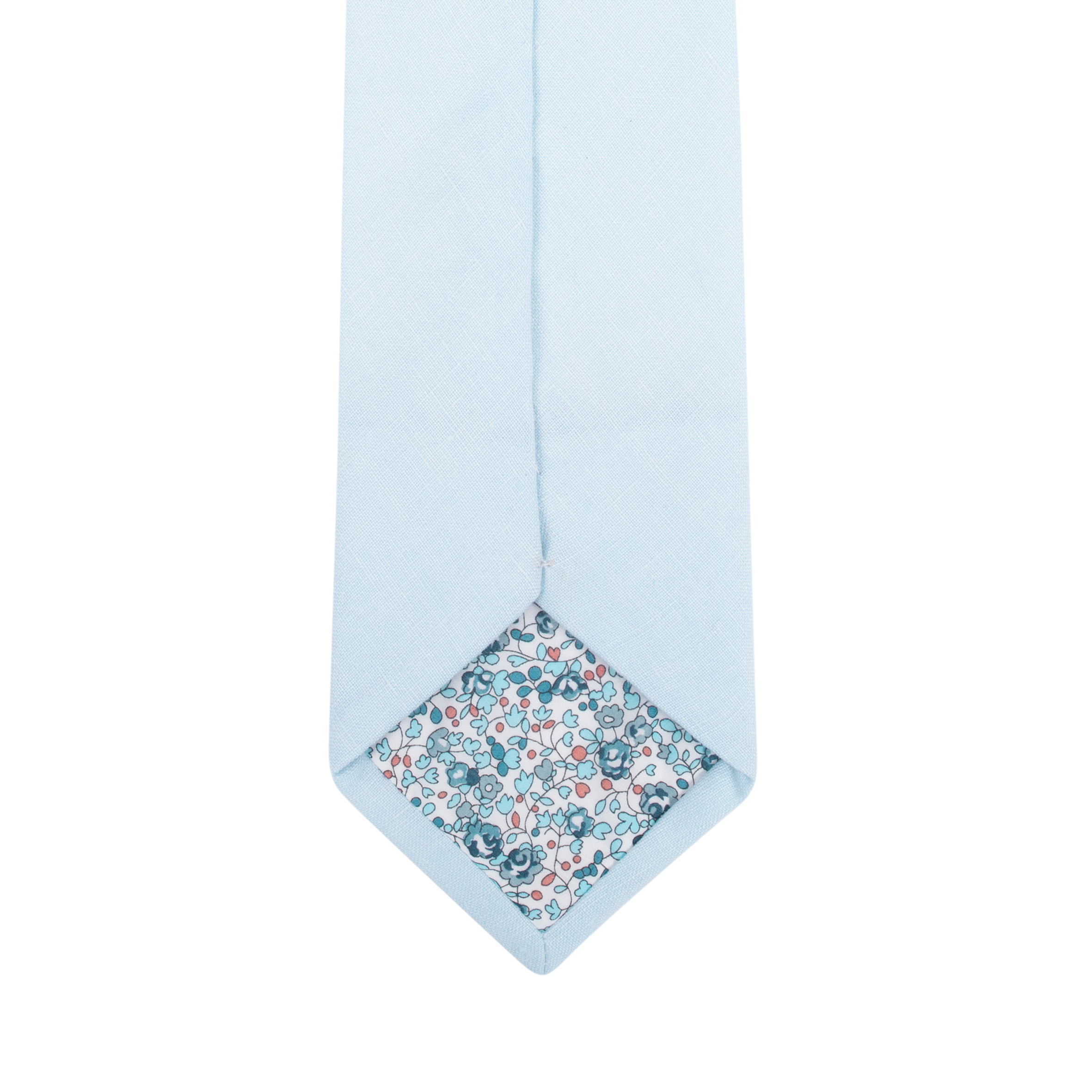 Sky Blue Linen Tie