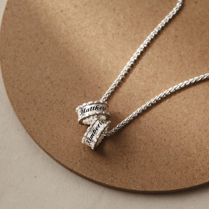 Dad Necklace With Kids Names, Gift for Father's Day