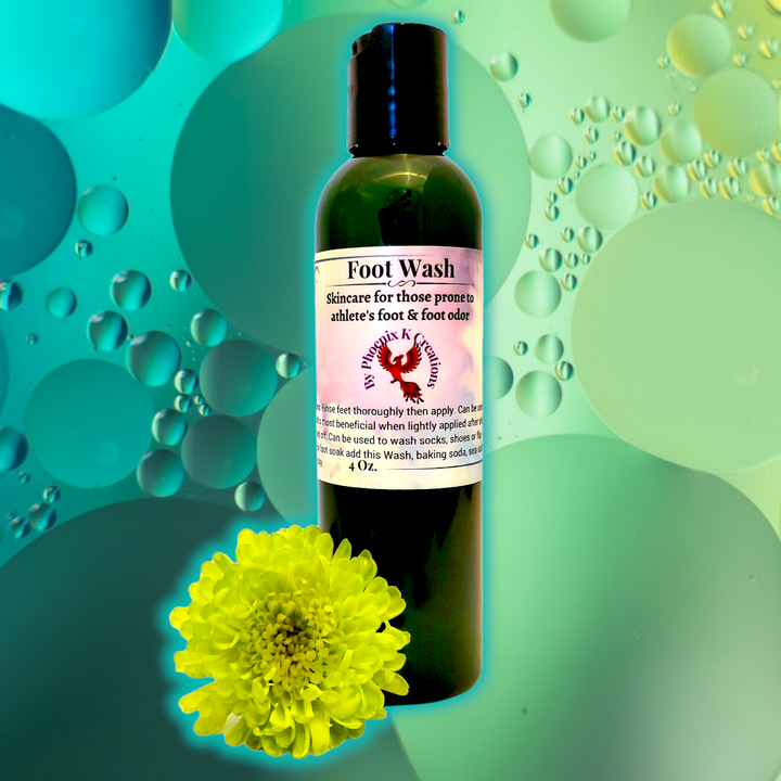 Organic Foot Wash for Athlete's foot and Foot Odor prone skin.