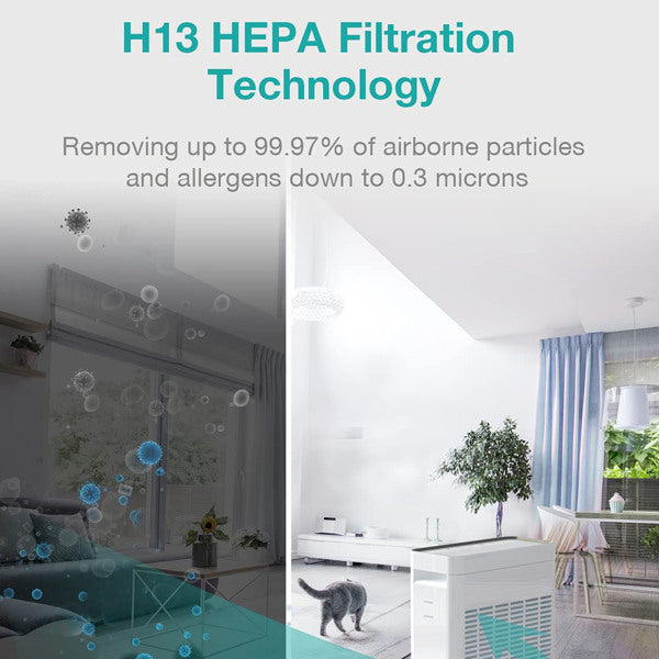 SimPure HP9 Air Purifier True HEPA Filter Air Cleaner