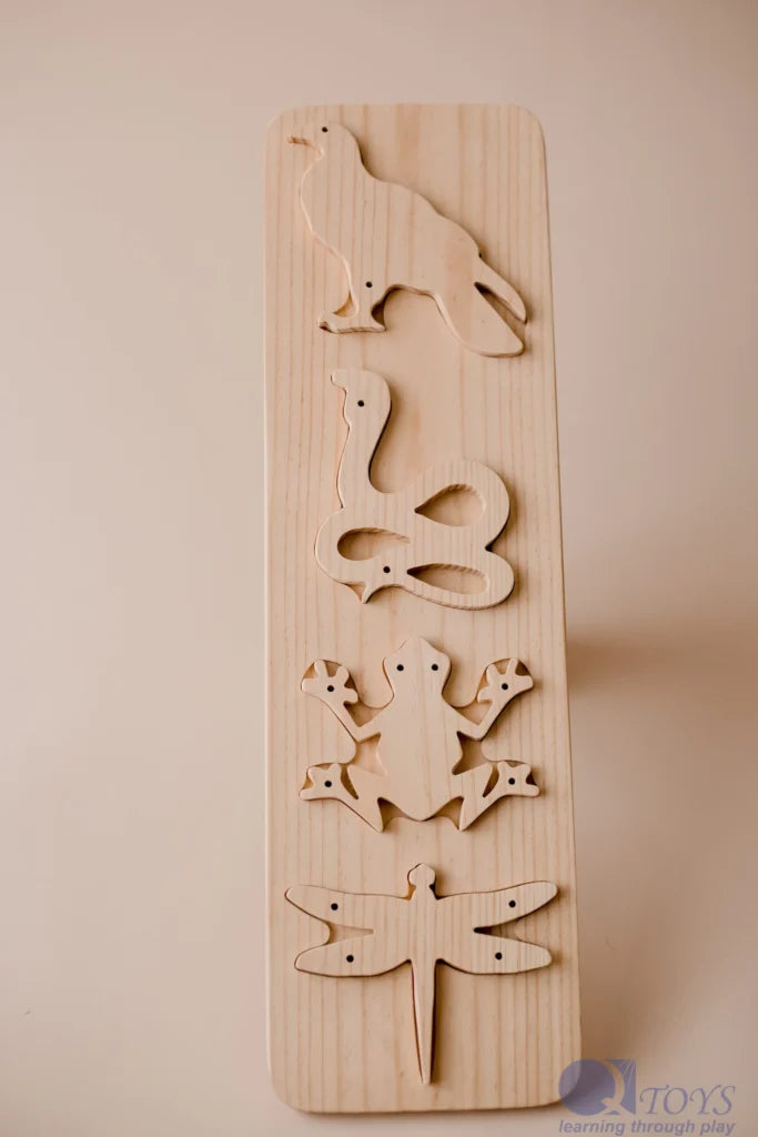 QToys Australia (USA) Food Chain Lacing Set