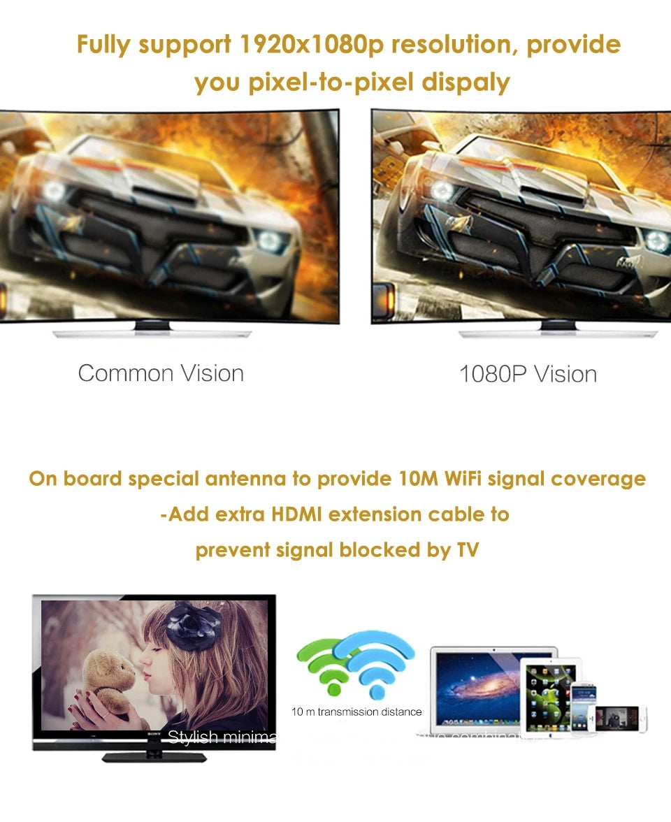 Anycast M9 Plus TV Stick 1080P Dongle Receiver