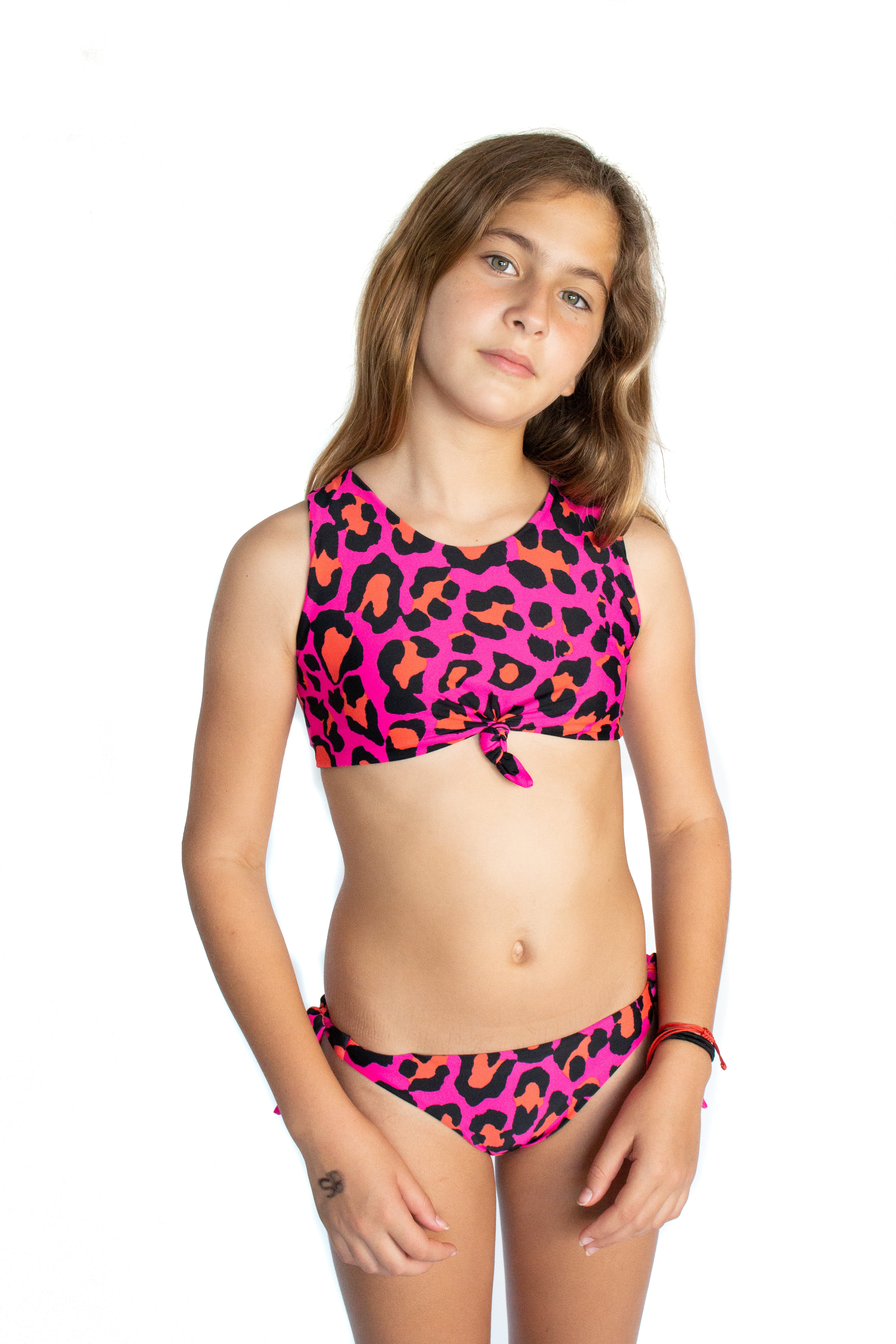 Pink Animal Bikini Swimsuit - Kids Swimwear