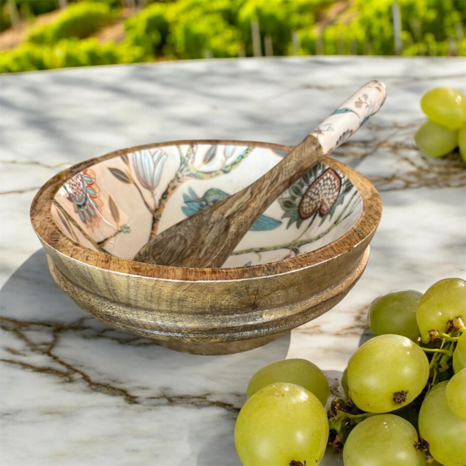 Mango wood serving bowl set, Welcome Home Gift, Housewarming