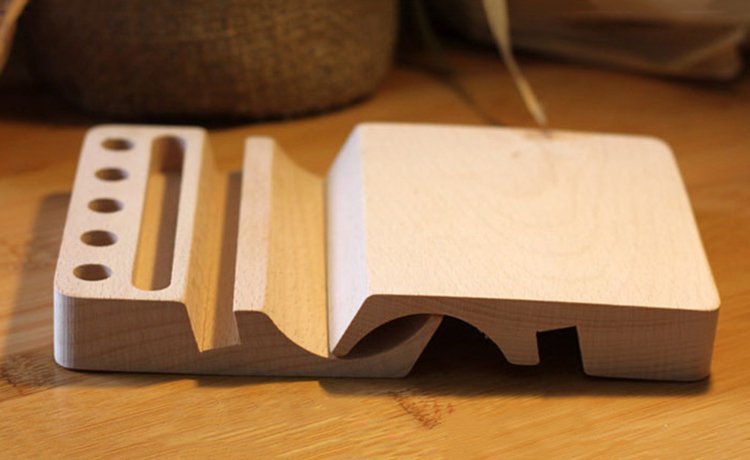 Wooden Stand For Iphone