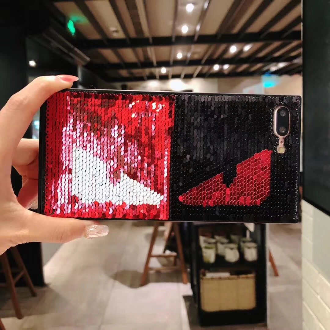 Hidden Message Gold Monster Eyes Sequin Phone Case