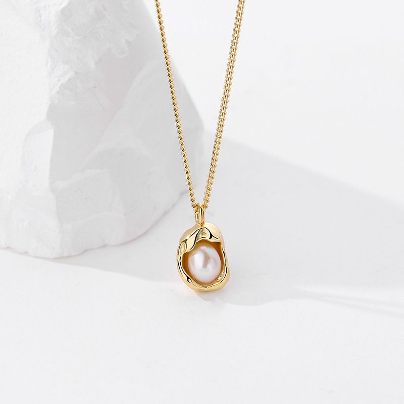 Pearl Necklace Female Niche Design Sense 925 Sterling Silver