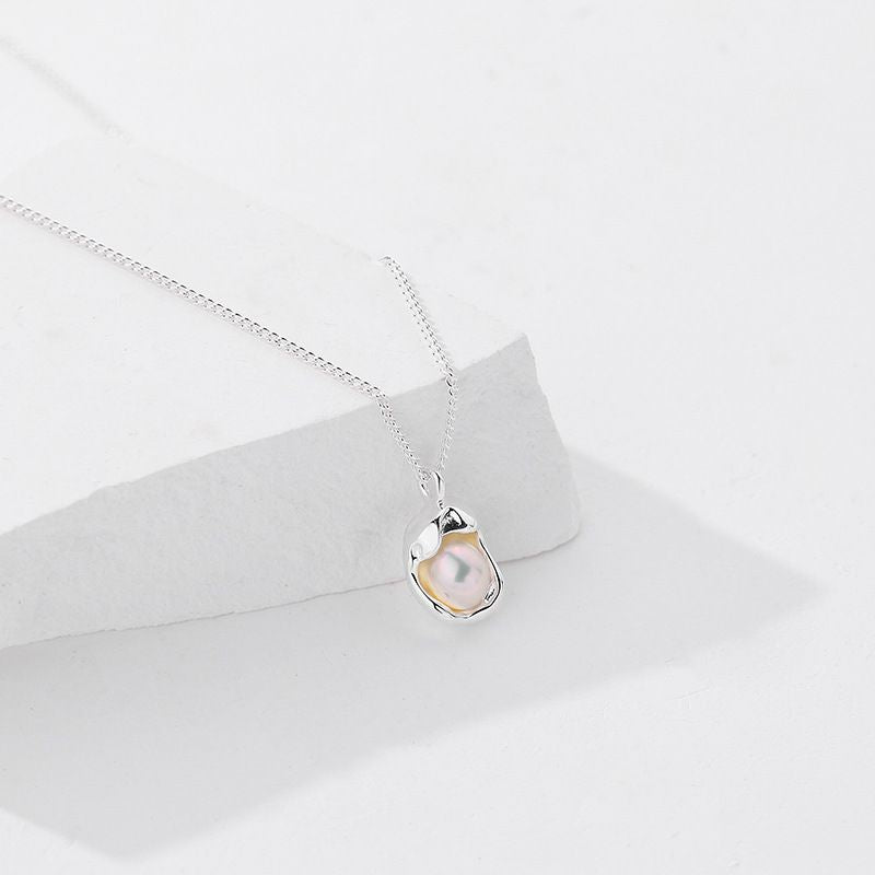 Pearl Necklace Female Niche Design Sense 925 Sterling Silver