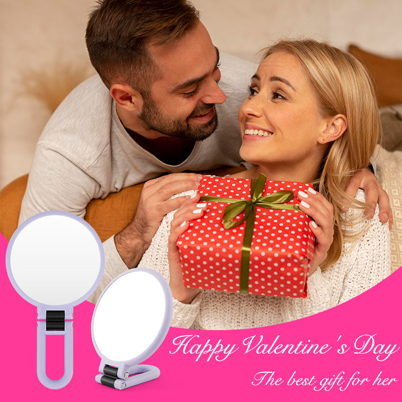 Purple Handle Mirror