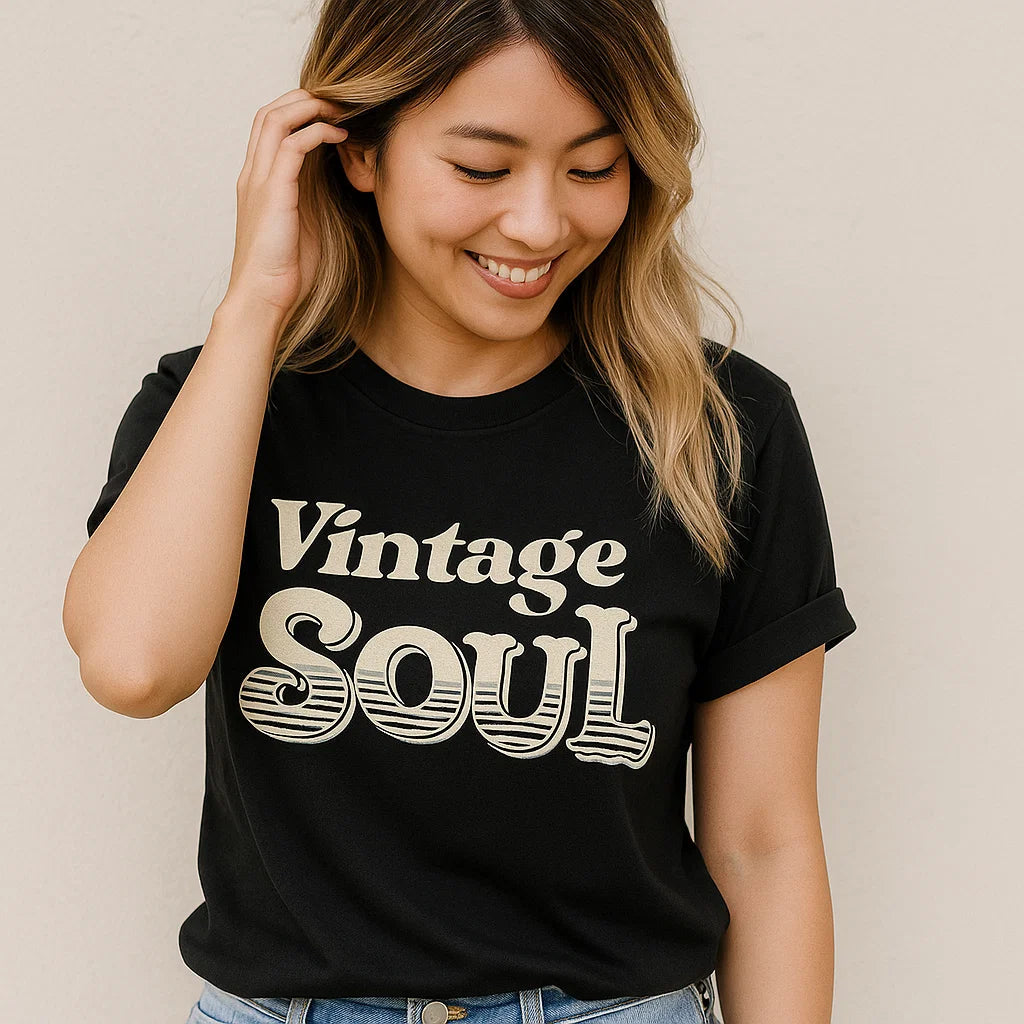 Vintage Soul Graphic Tee, Retro Shirt, Aesthetic Top