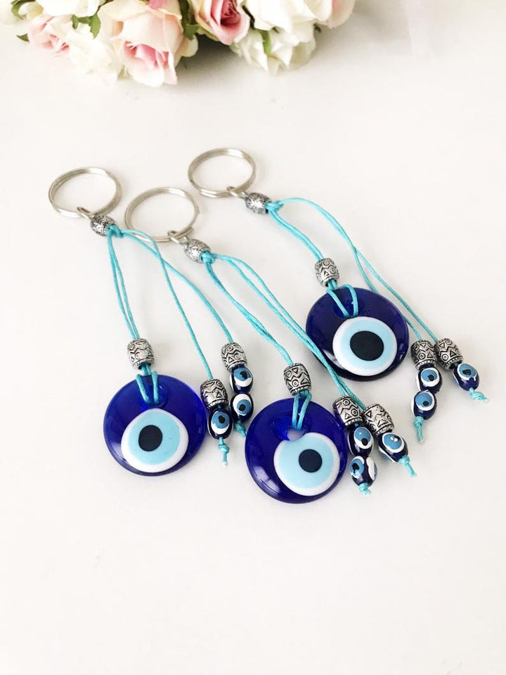 Evil eye bag charm accessories