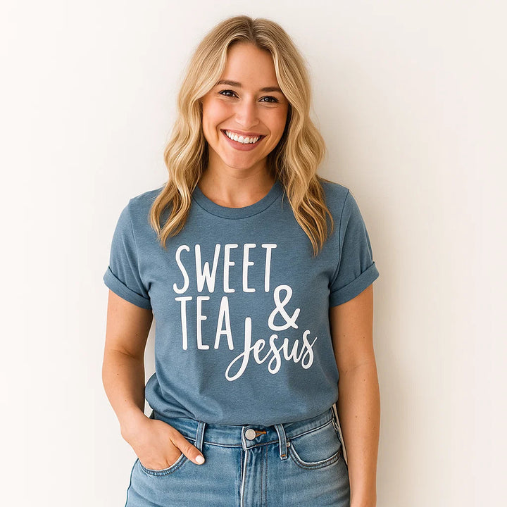 Sweet Tea and Jesus T-Shirt, Christian Apparel