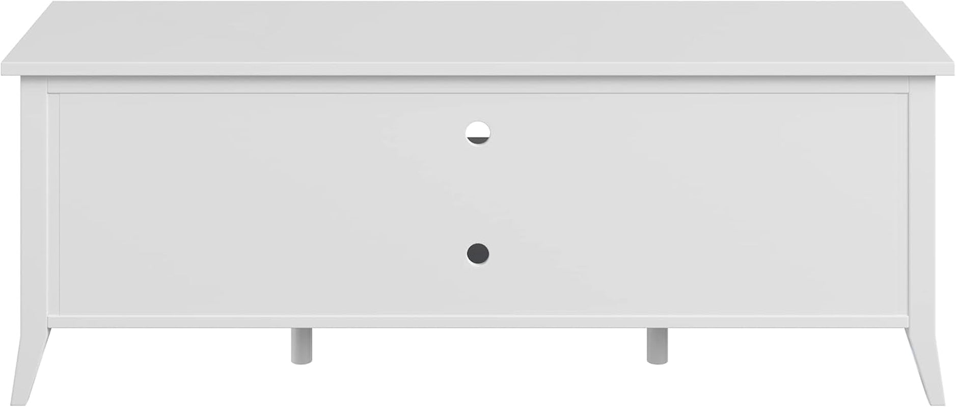 TV Stand - 55-Inch Storage Cabinet with 2 Cubbies and 2 Shelves -