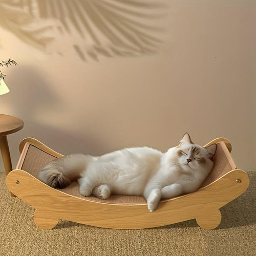 U-shaped Cat Scratching And Lying Bed, Suitable For Cat Owners And Cat