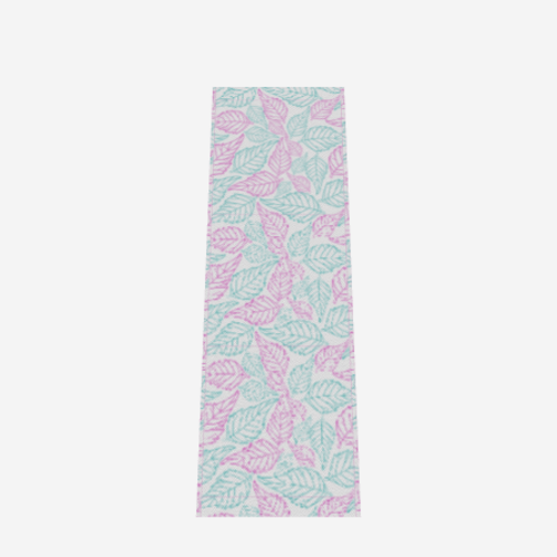 Leafy print Chiffon Scarf
