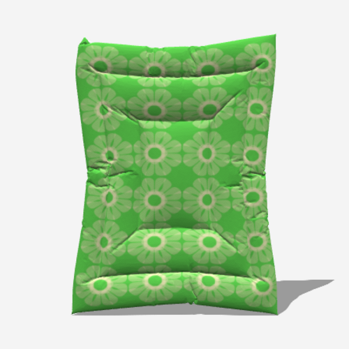 Green floral Microfiber Comforter Twin