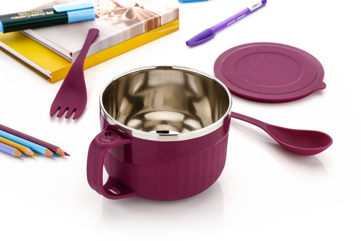 Multipurpose Stainless Steel Maggie & Soup Bowl- Noodle Bowl with