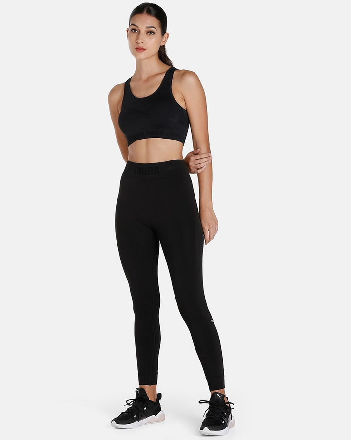 Women Activewear Plain Yoga Wear Set (Size-S) (Color-BLACK)