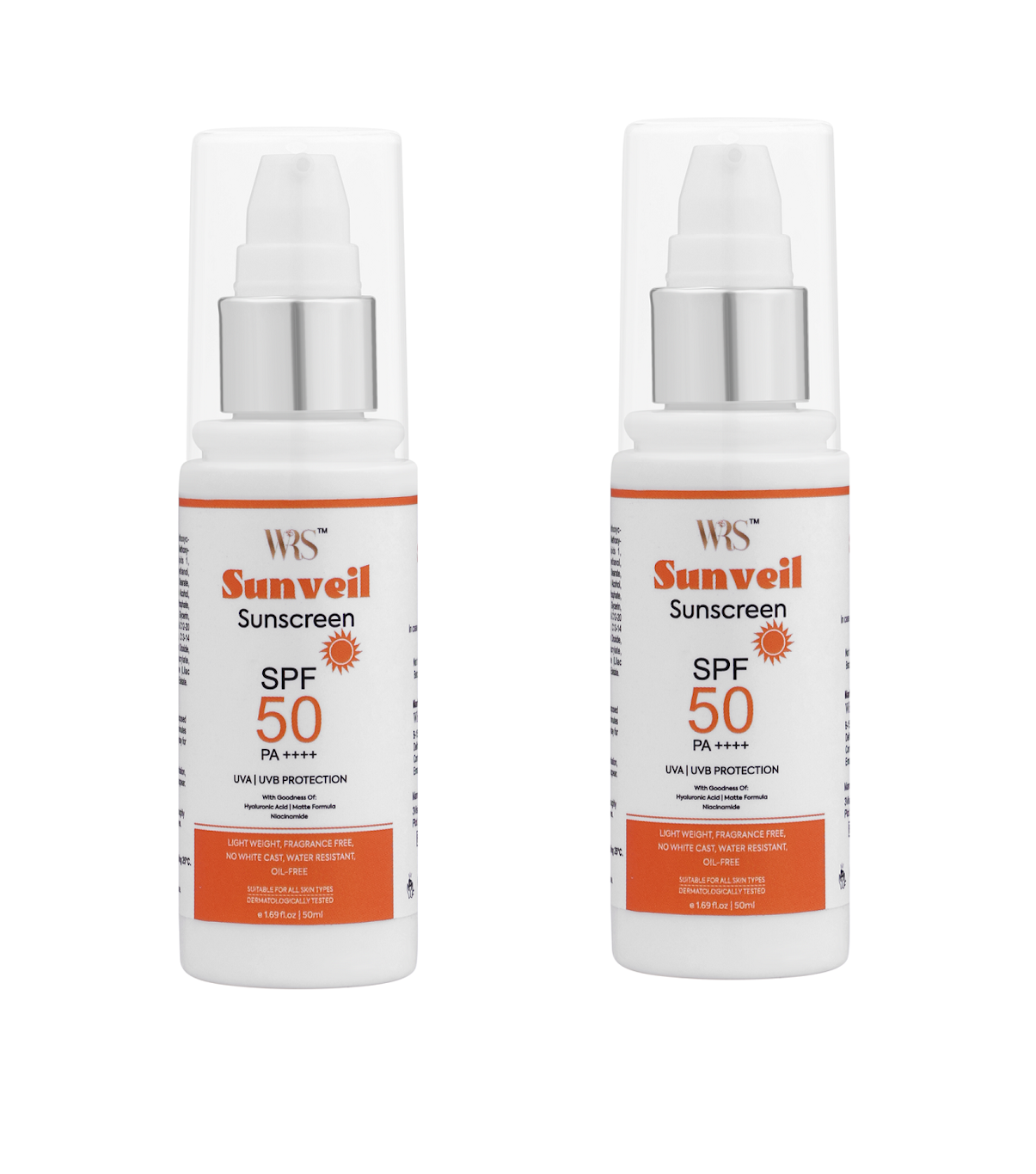 WHITEROSESHINE SUNVEIL SPF 50 P++++ UVA|UVB PROTECTION SUNSCREEN (PACK