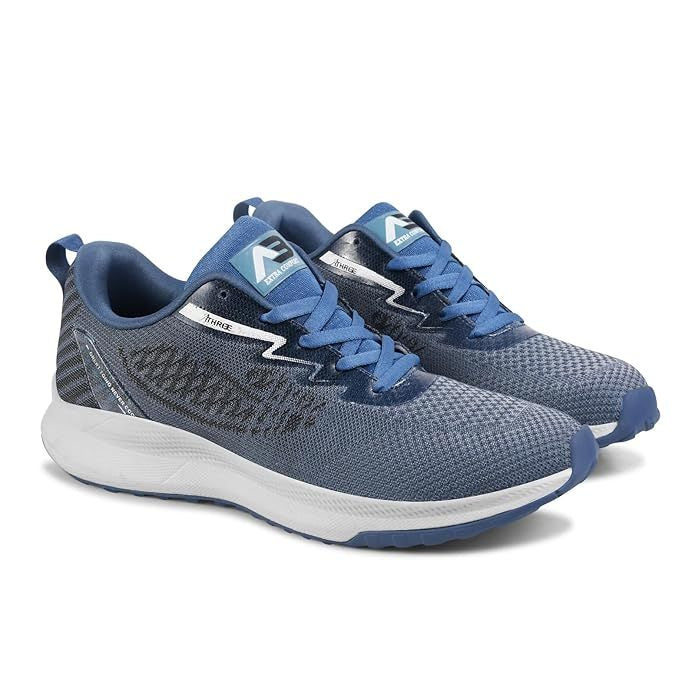 Men's Blue Mesh Running Shoes – Lightweight Breathable Sneakers for