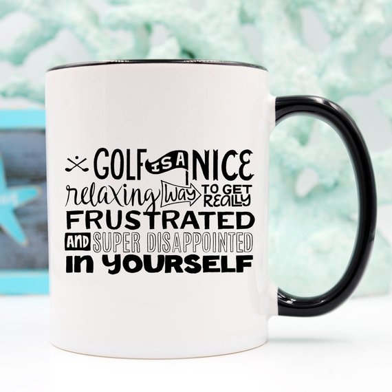 Golf Coffee Mug, Golf Pun, Father’s Day Gift, Golf