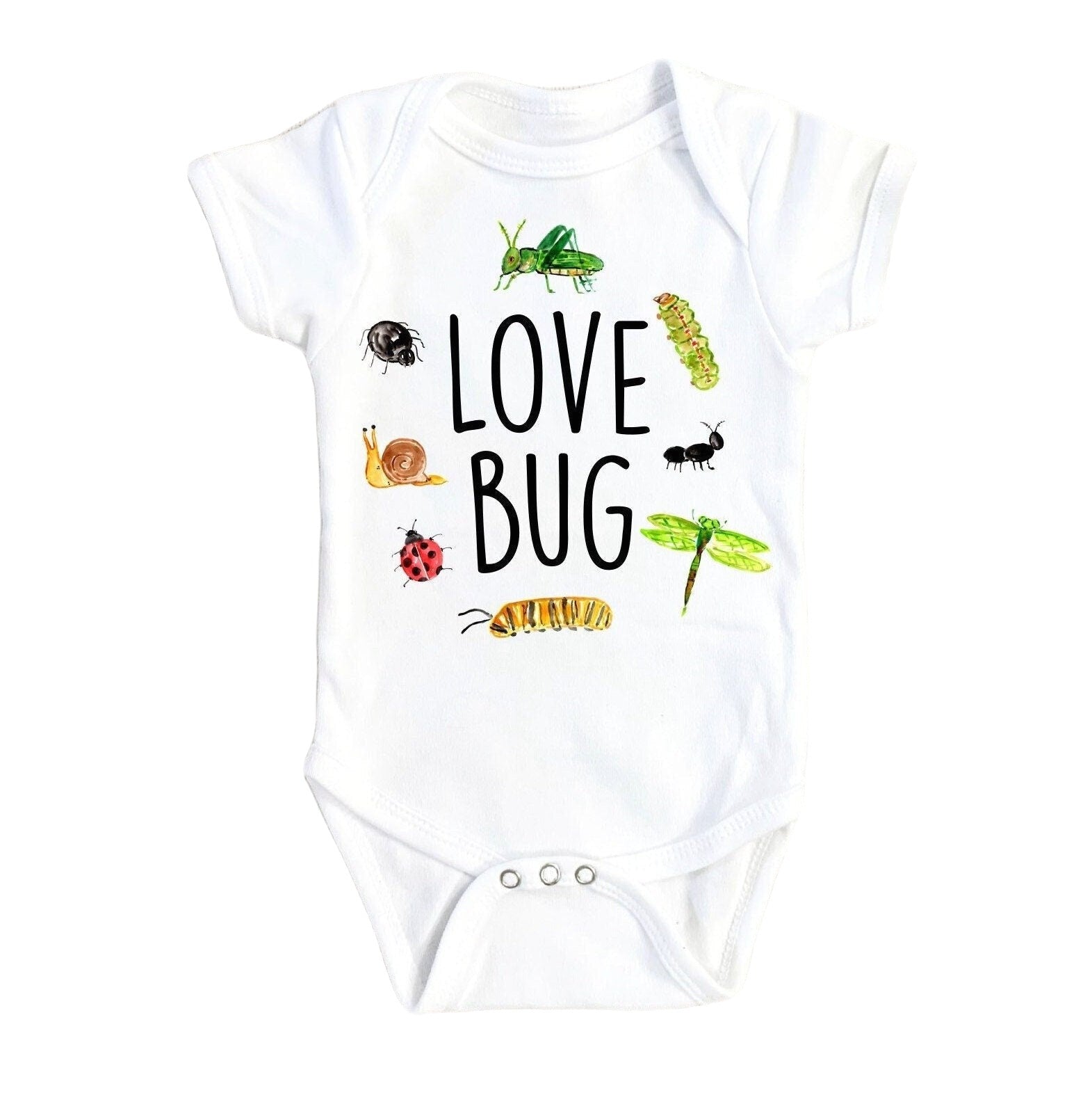 Love Bug All - Baby Boy Girl Clothes Infant Bodysuit Funny Cute Newbor