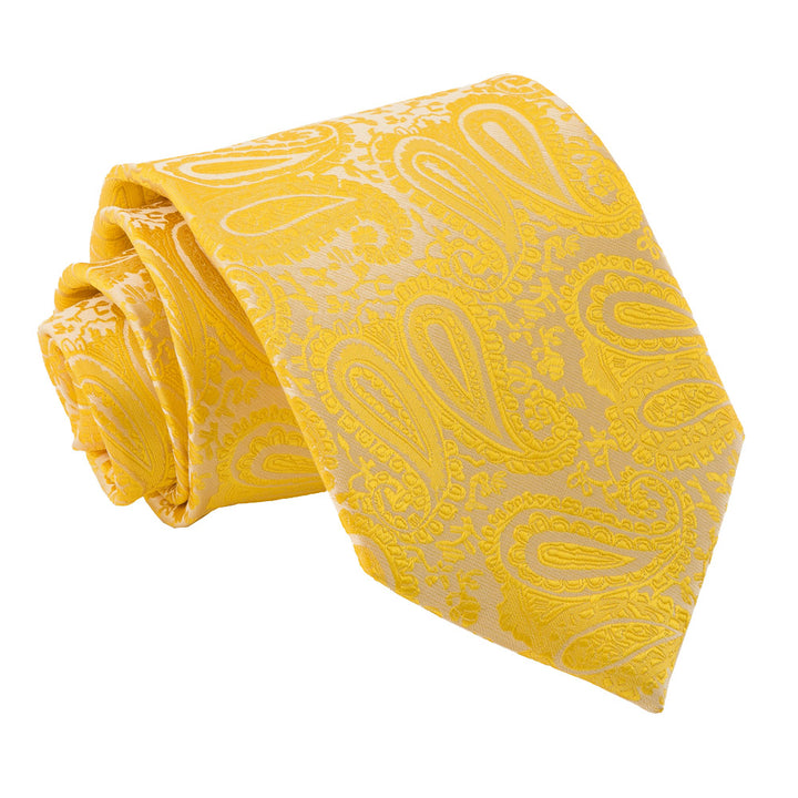 Paisley Classic Tie - Gold