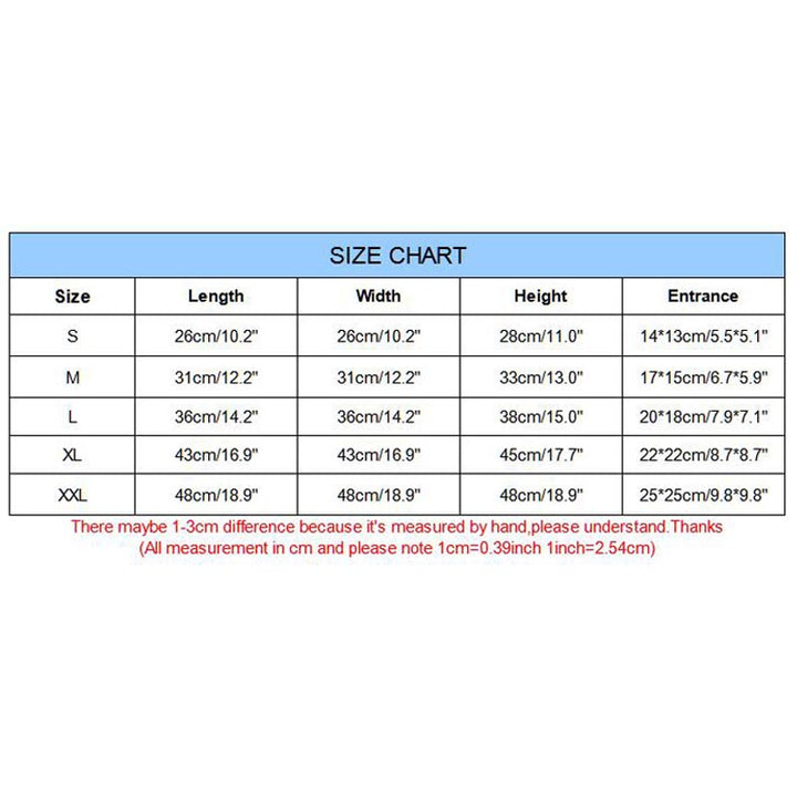 5 Size Cute Strawberry Dog Bed House