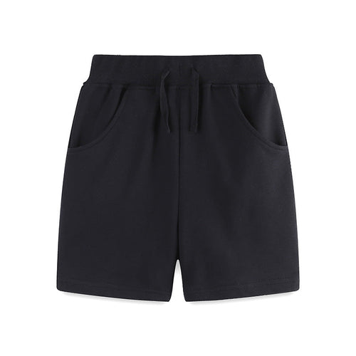 Summer Arrival Kids Boys Cotton Casual Style Solid Color Shorts