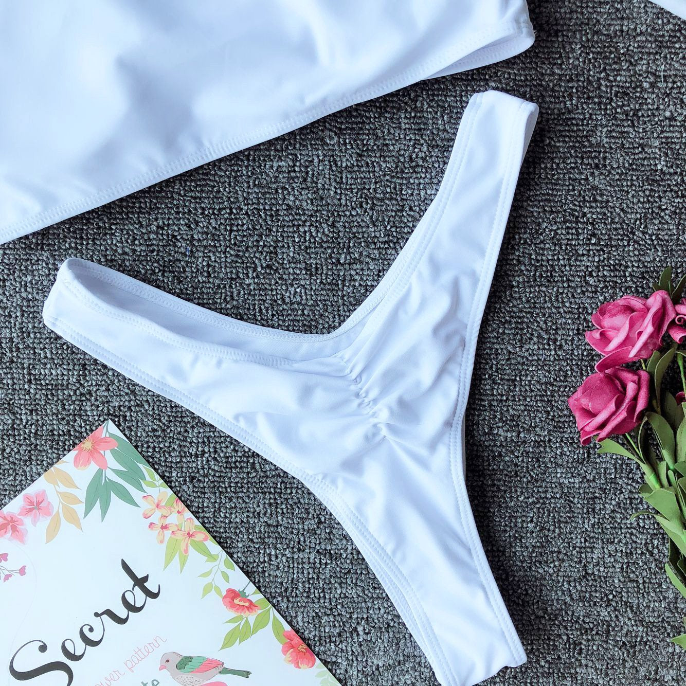 Swimwear for Women High Waist Long Sleeves Bikinis Set High Cut Sexy