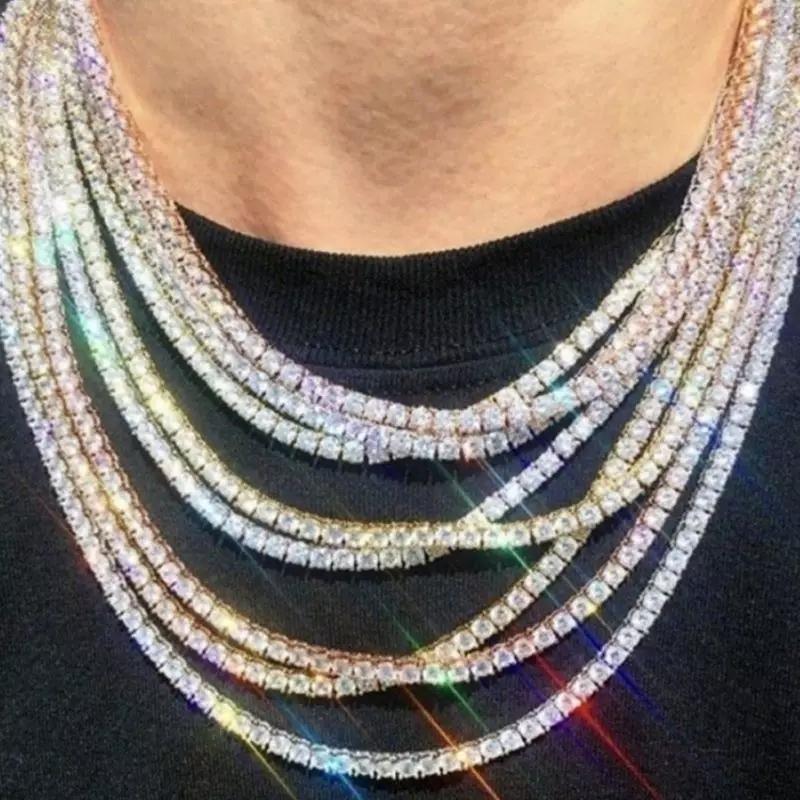 2020 Iced Out Chains Jewelry Diamond Tennis Chain Mens Hip Hop Jewelry