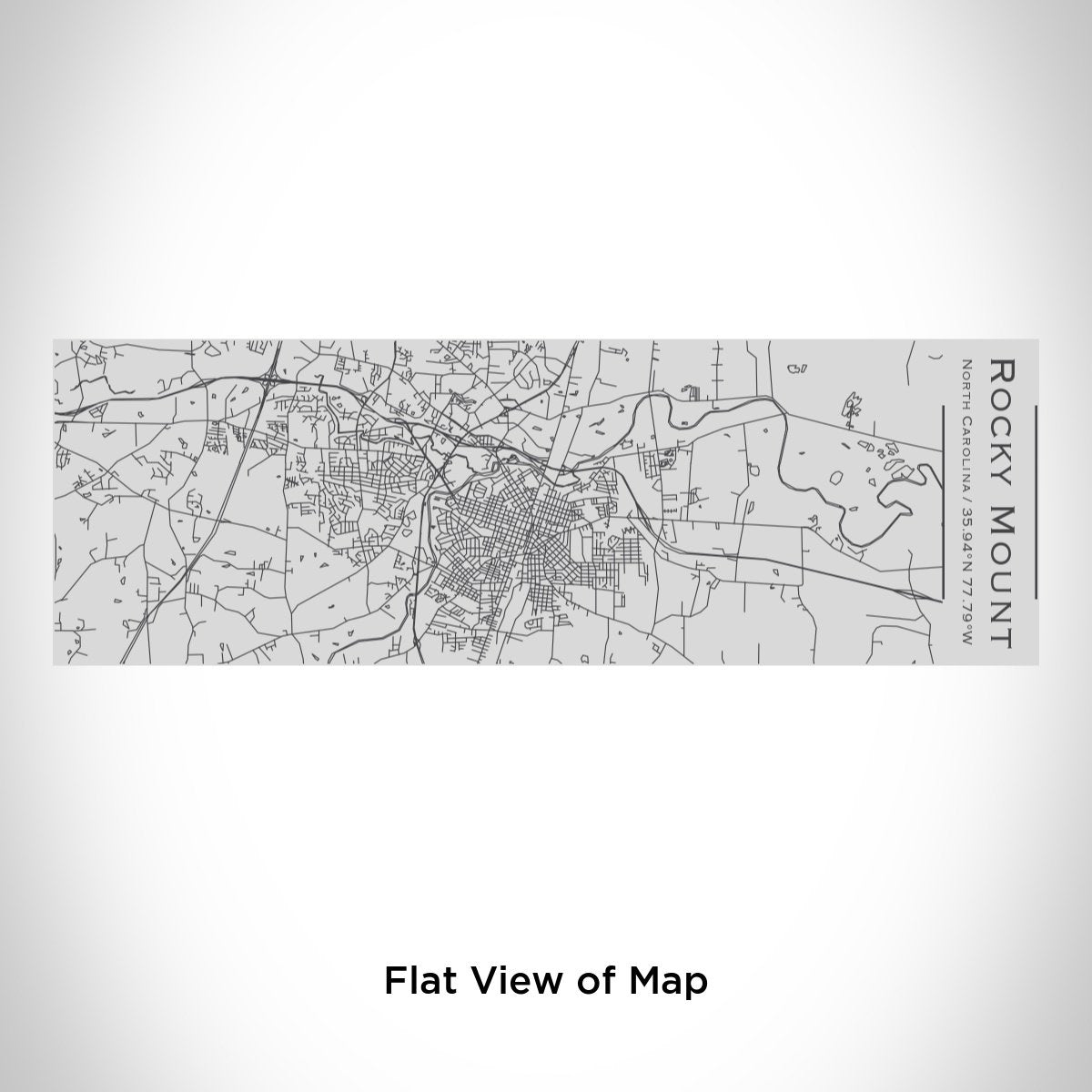 Rocky Mount - North Carolina Engraved Map Insulated Cup