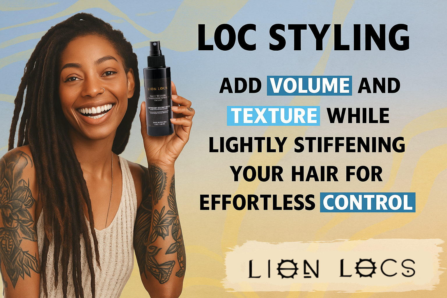 Sea Salt Hair Spray For Locs