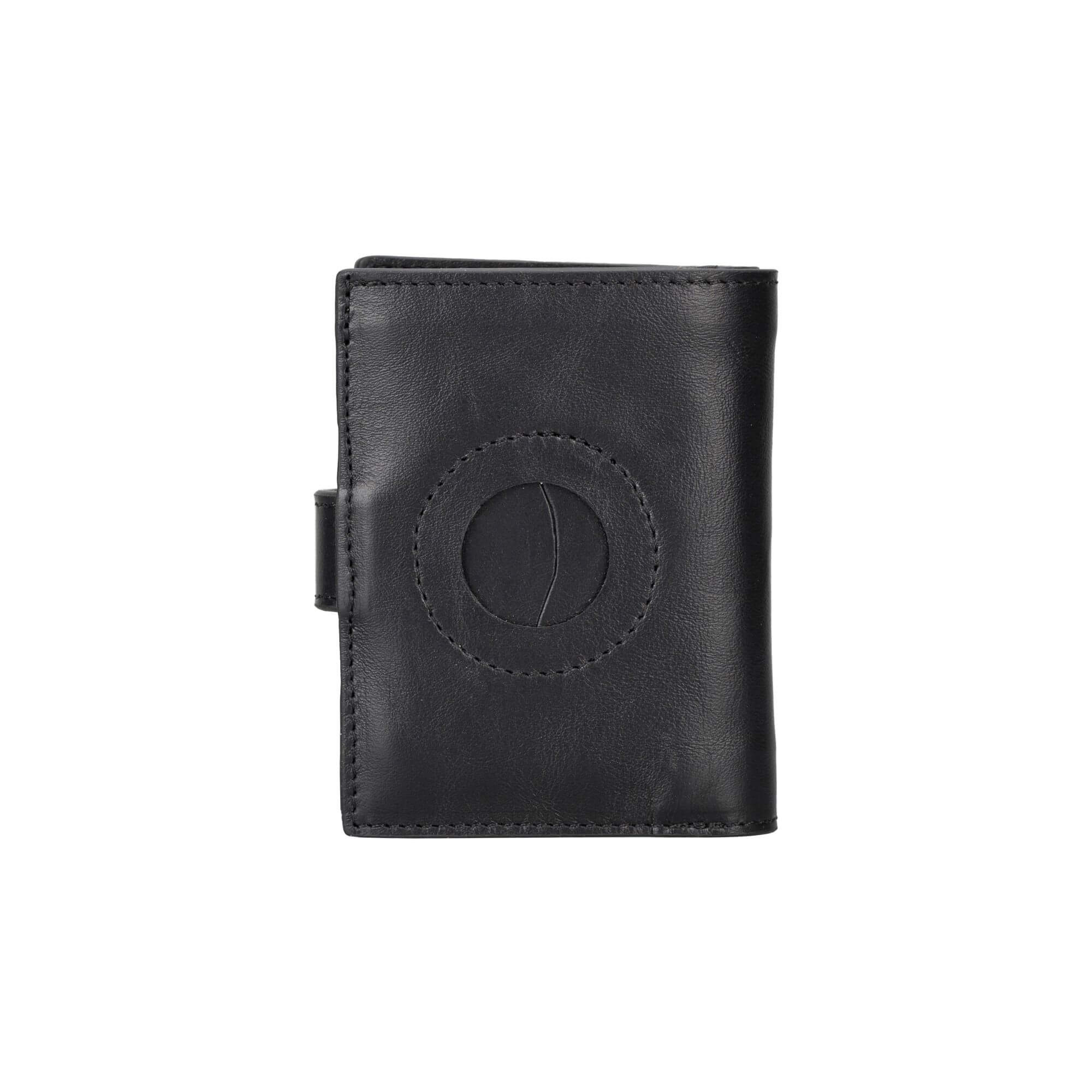 Douglas Genuine Leather Pop-Up Wallet with AirTag Slot - RFID Blocking