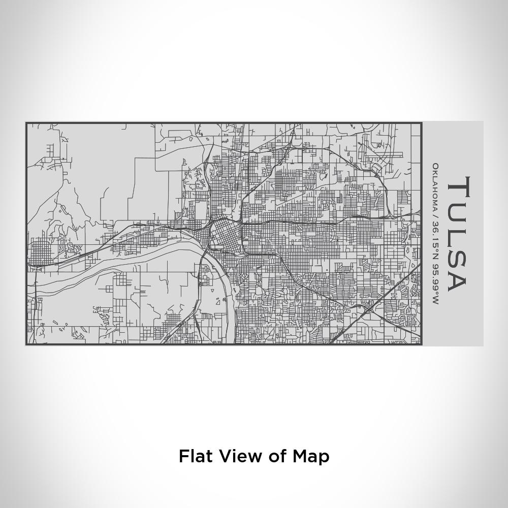 Tulsa - Oklahoma Map Insulated Bottle