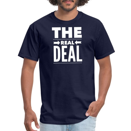 Mens Unisex T-shirt - the Real Deal Graphic Tee